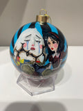 Humpty Dumpty Blue Limited Edition Glass Ornament - 4 inch