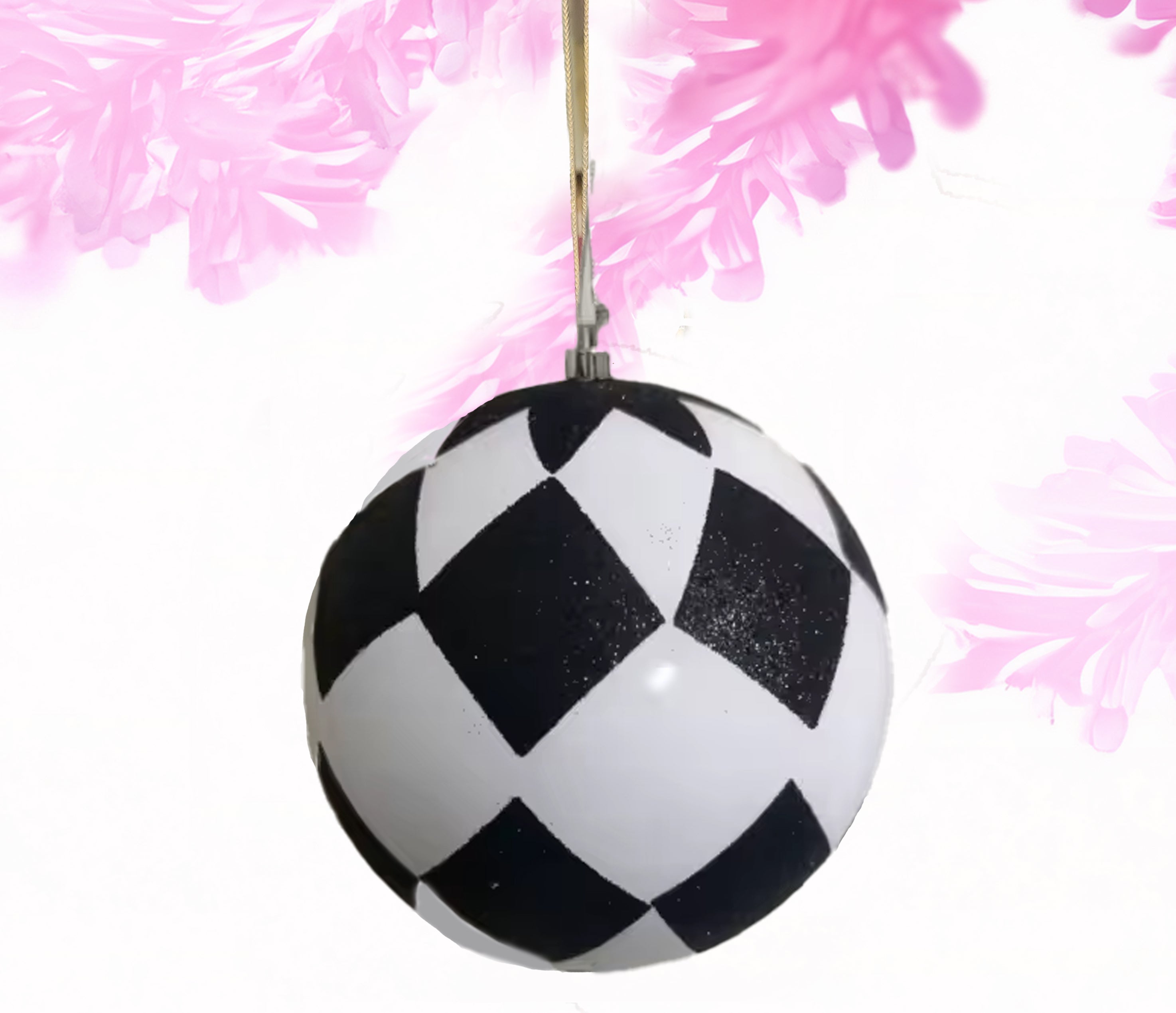 Ball ornament harlequin medium