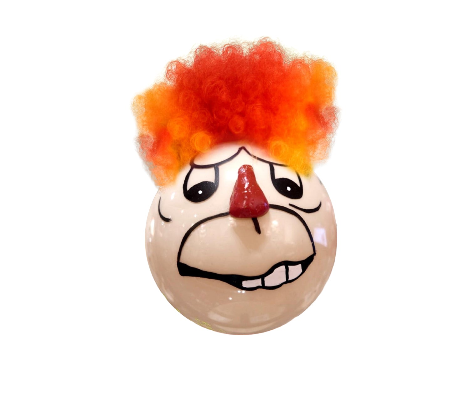 Glass Ornament 4 inch - clown