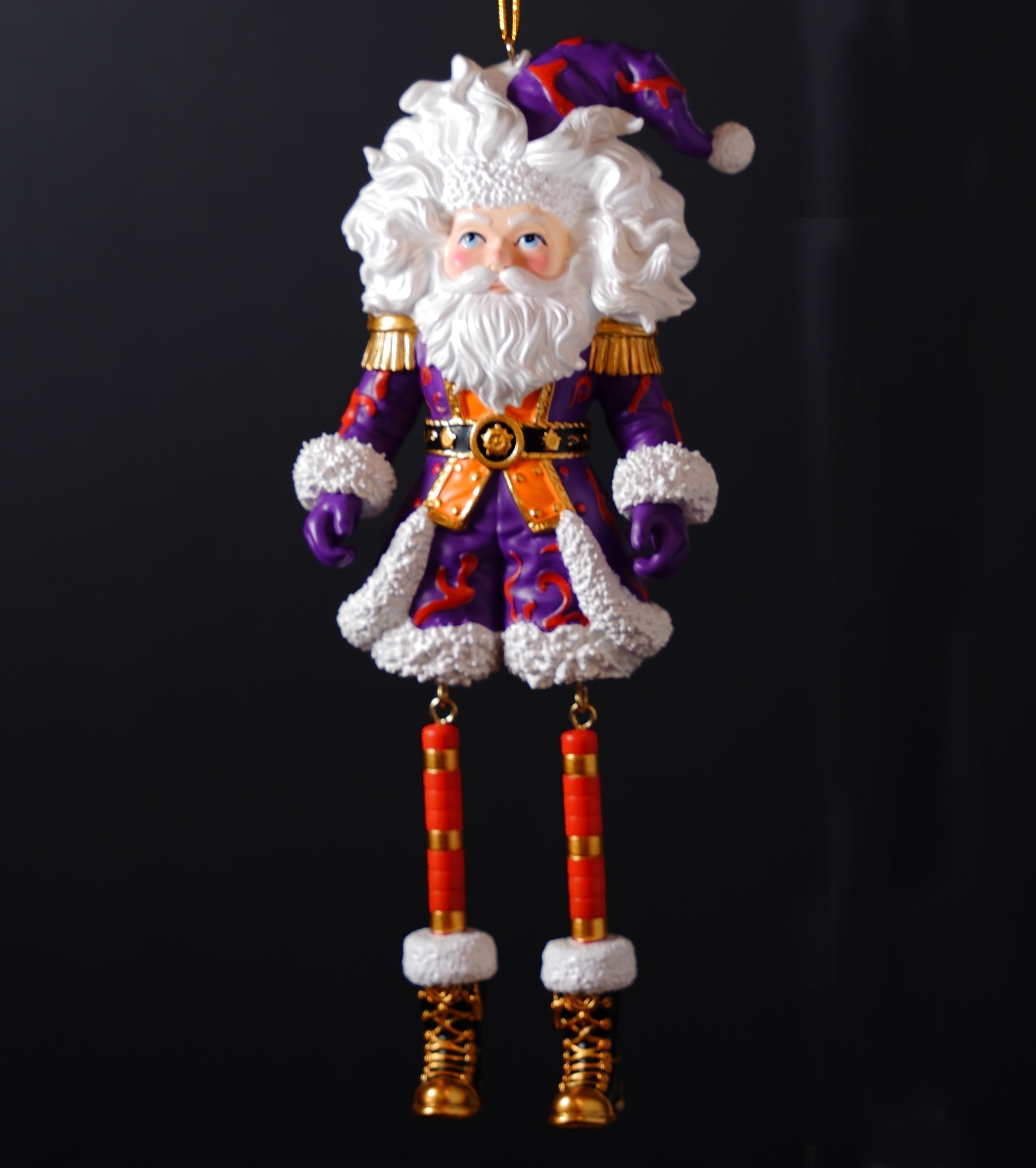 Cool Santa Collectible Doll Ornament
