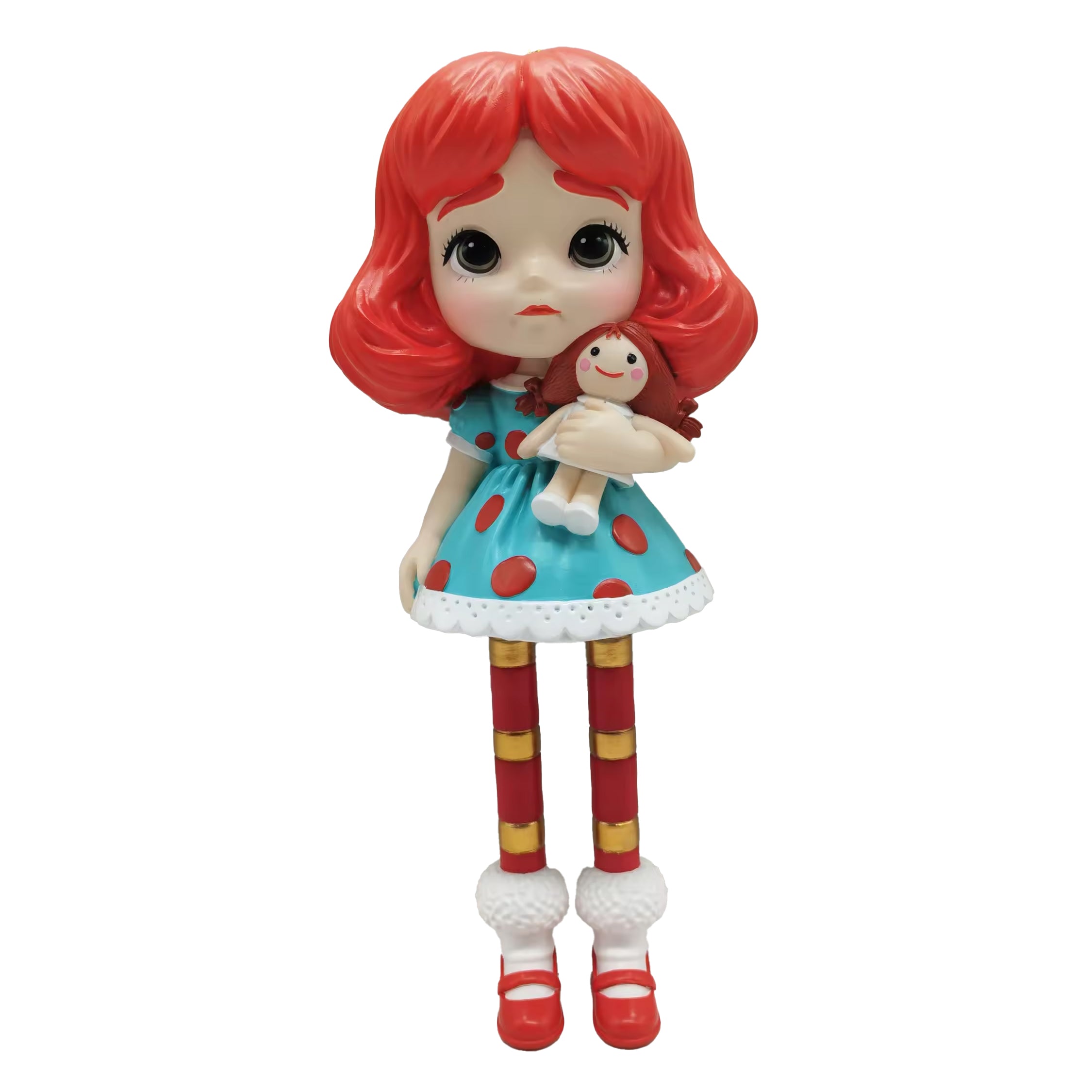 Red haired doll ornament