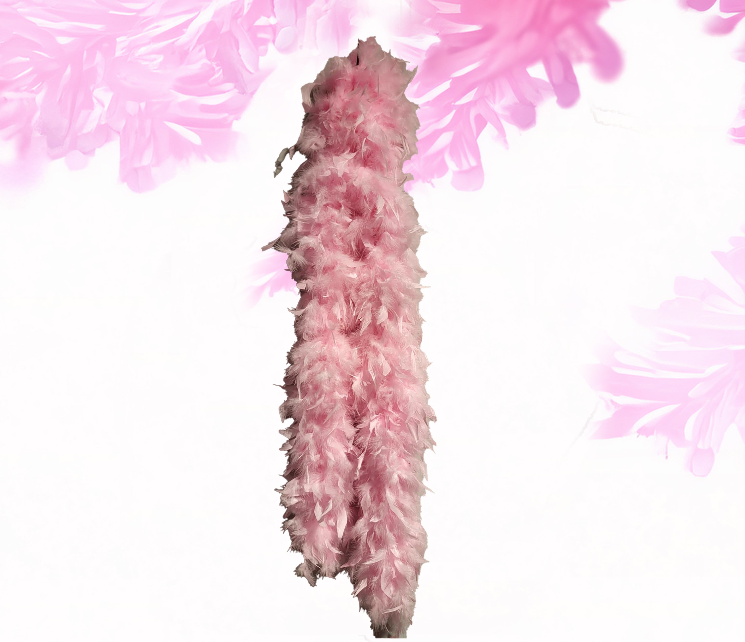 Garland genuine ostrich feather boa - pink
