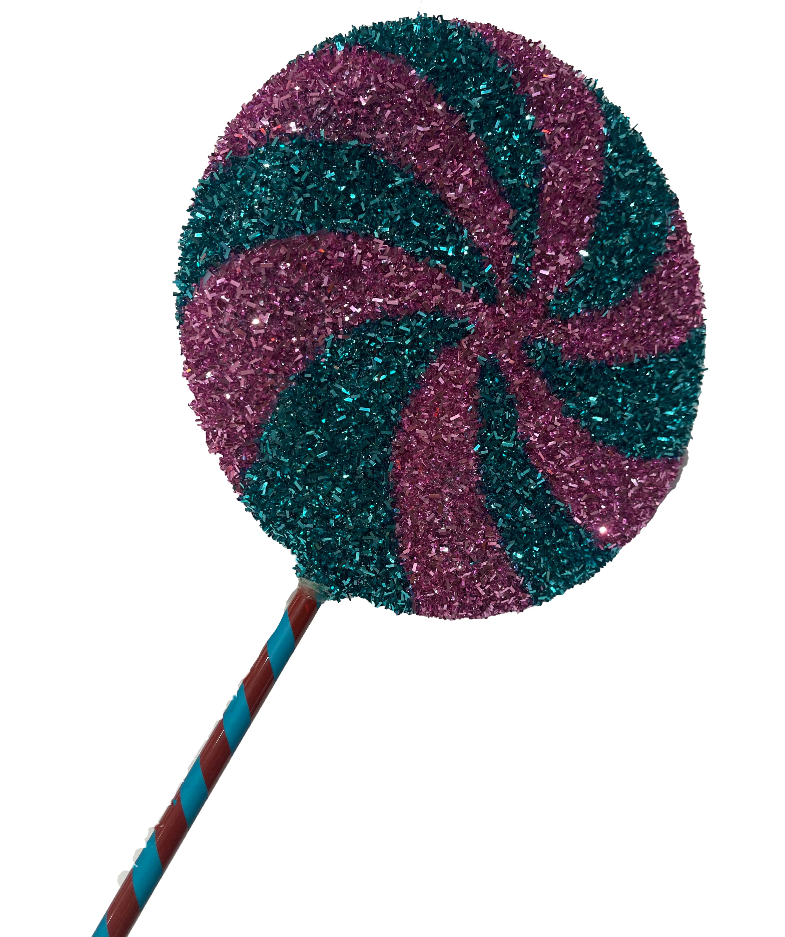 Glitter Peppermint Lollipop