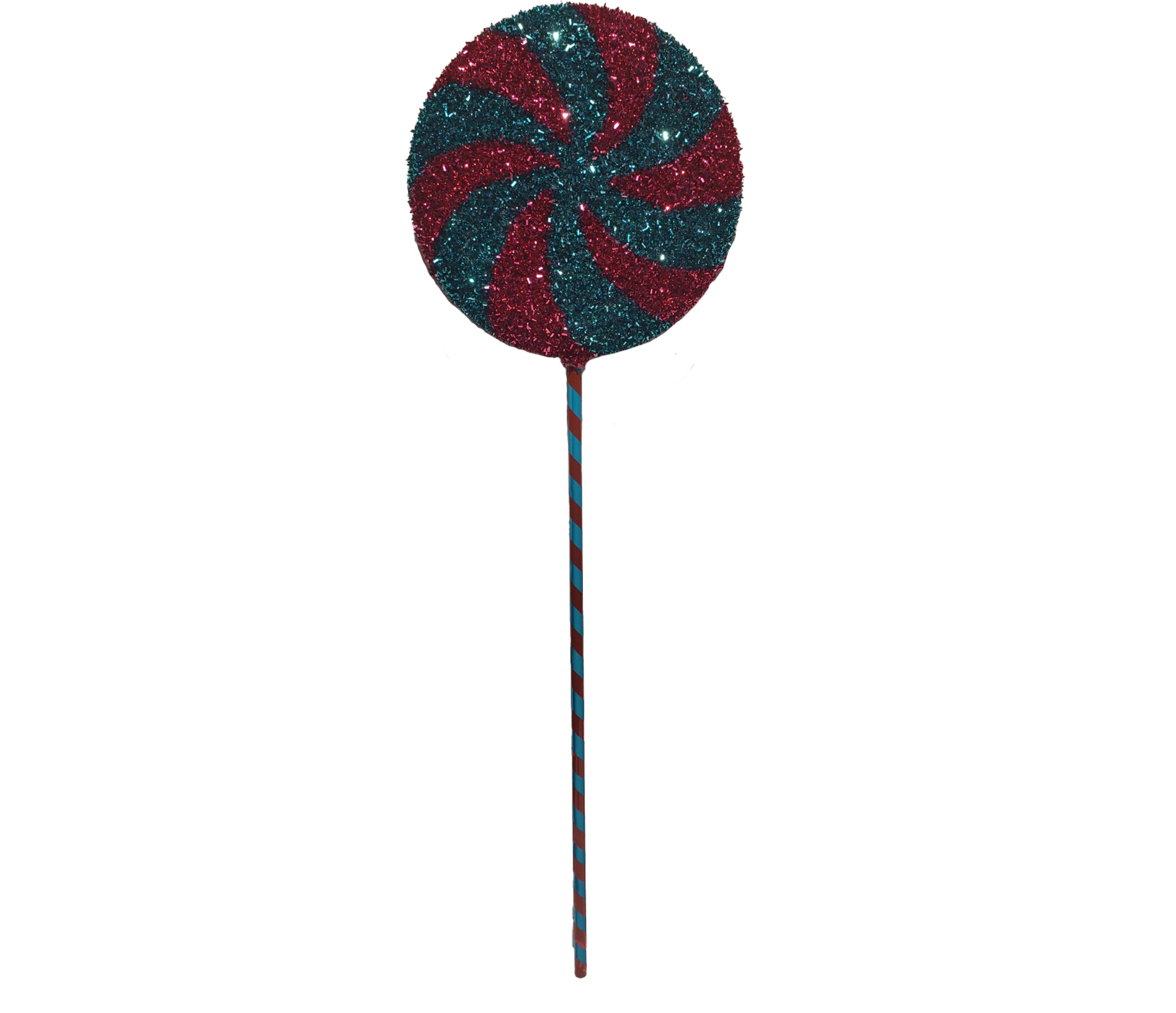 Glitter Peppermint Lollipop