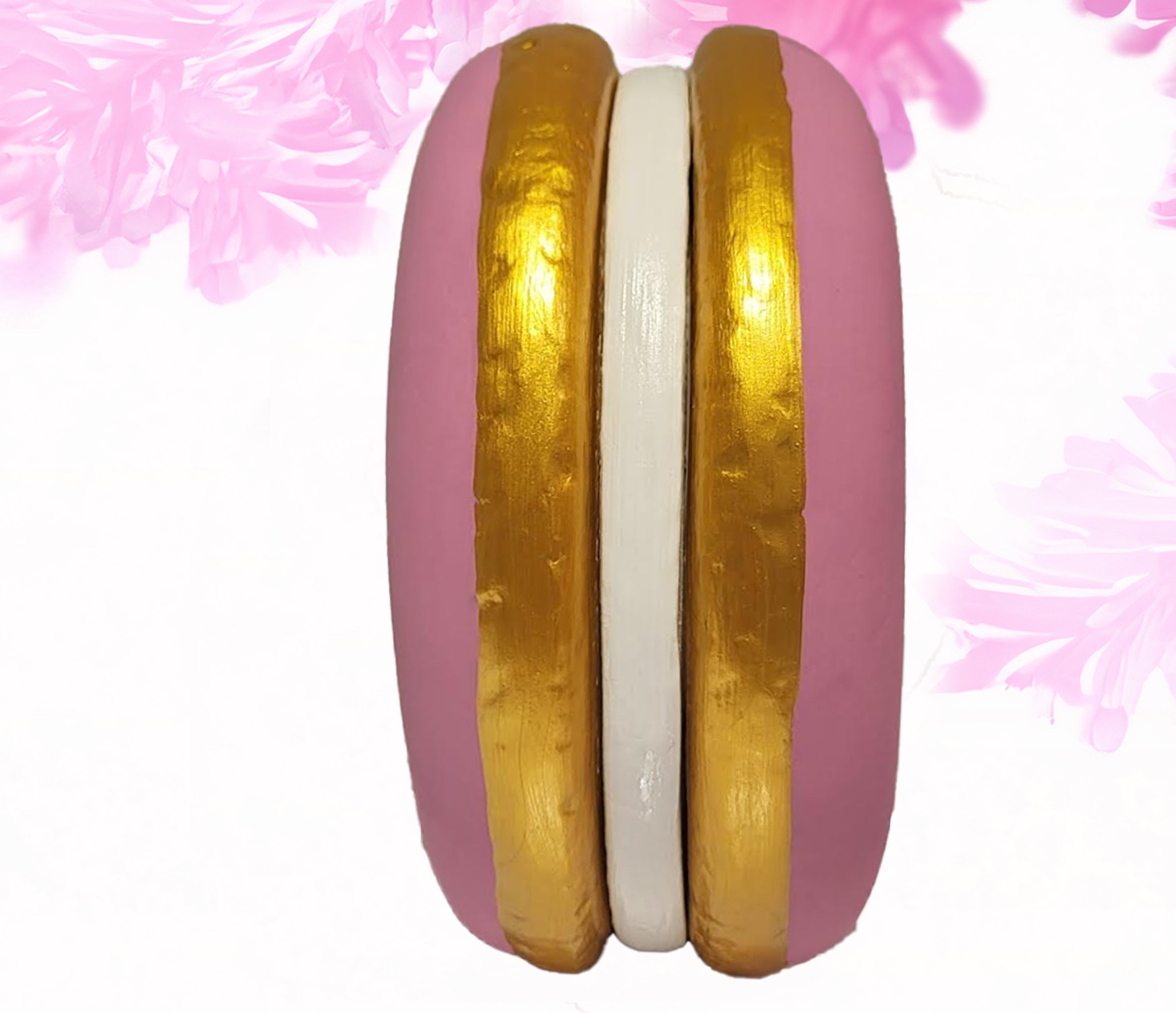 Macaron large - bright pink + bright pink