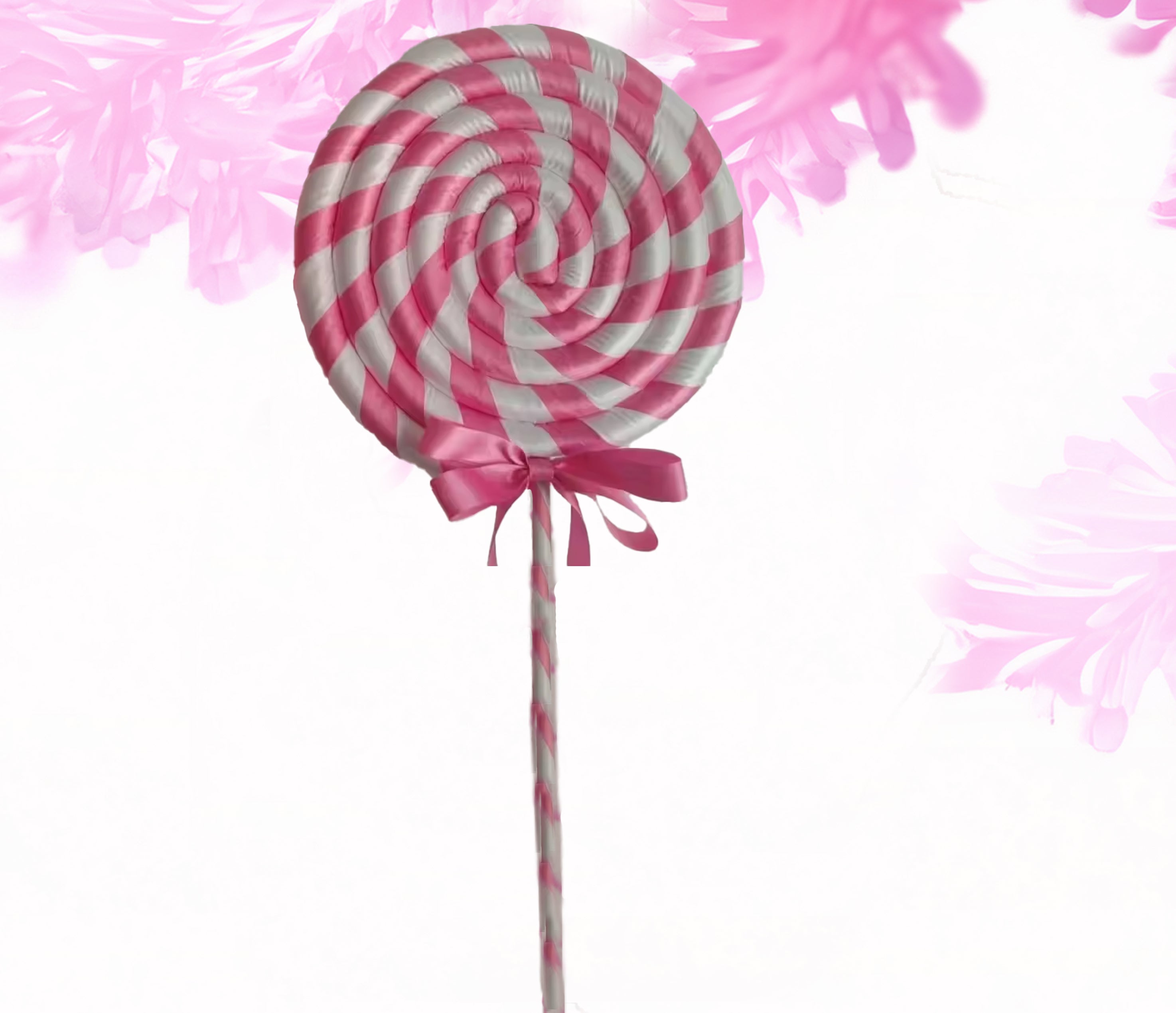 Striped lollipops