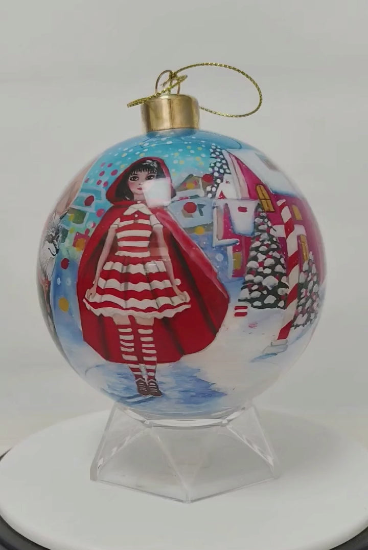 Red Riding Hood with Wolf in Town