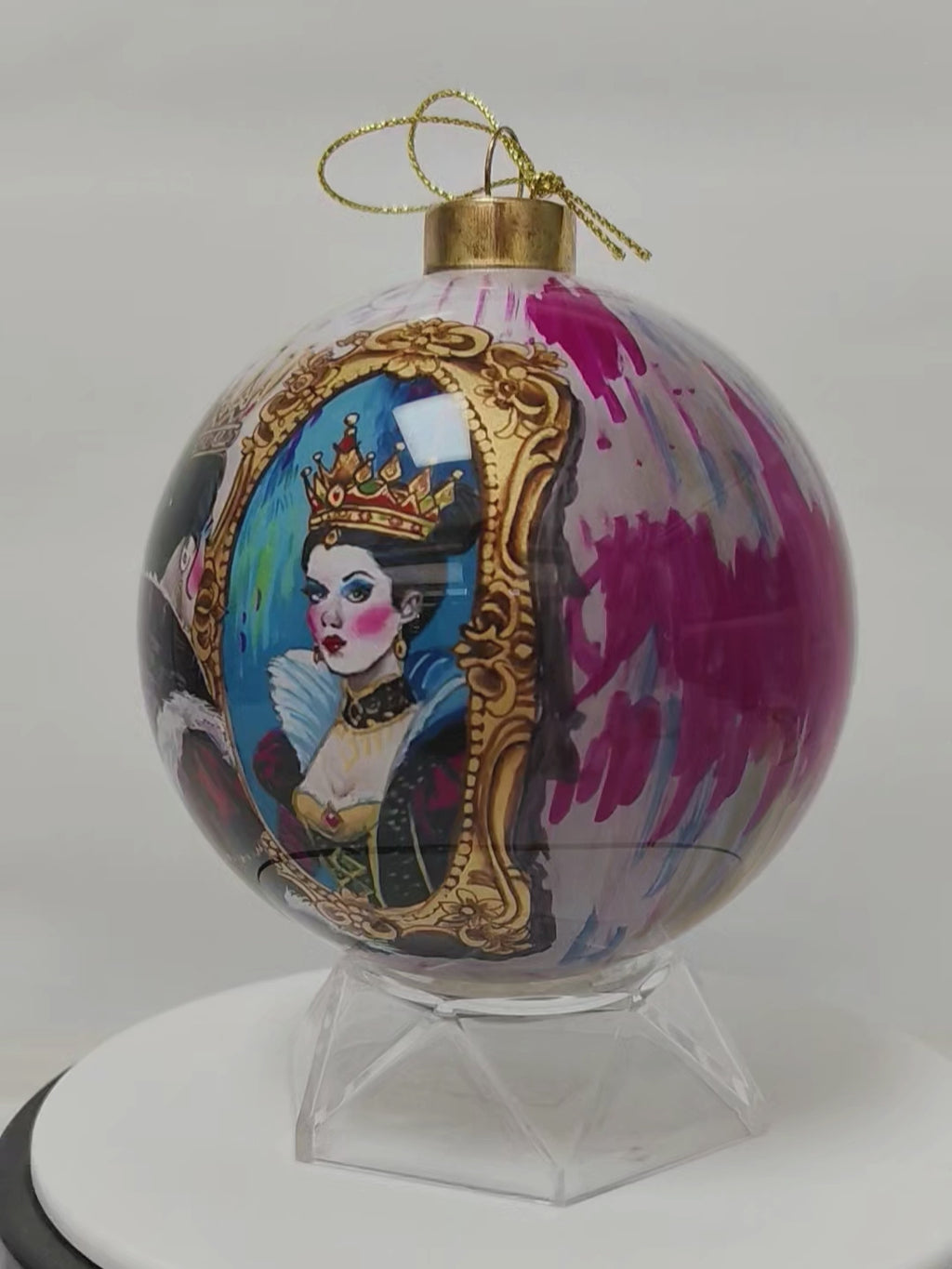 Evil Queen Mirror Limited Edition Glass Ornament - 4 inch