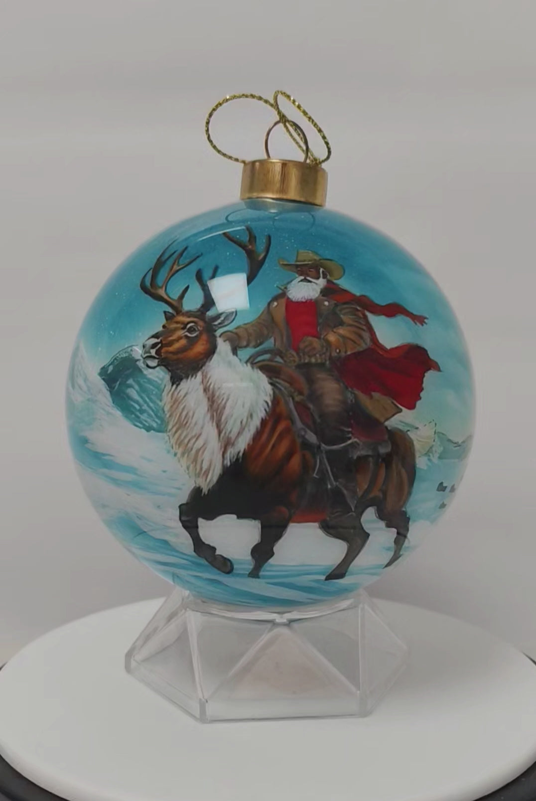 Santa Marlborough Reindeer