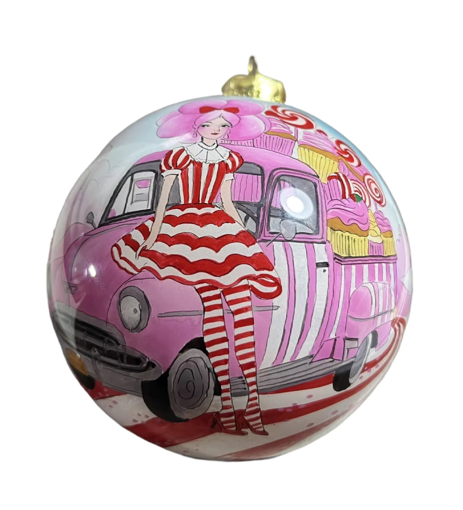 Princess - Pink Hair Lady Pink Candy Truck