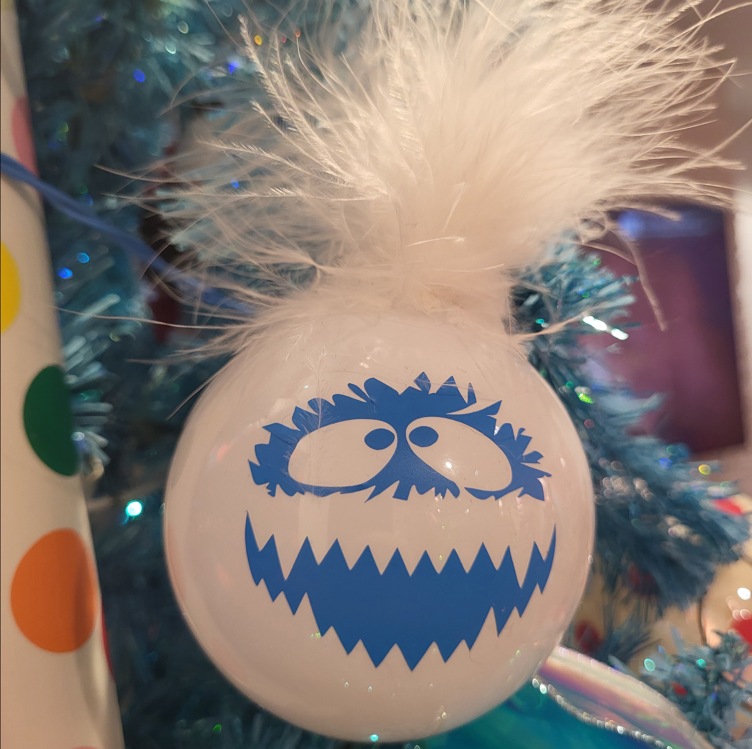 abominable snowman ornament small