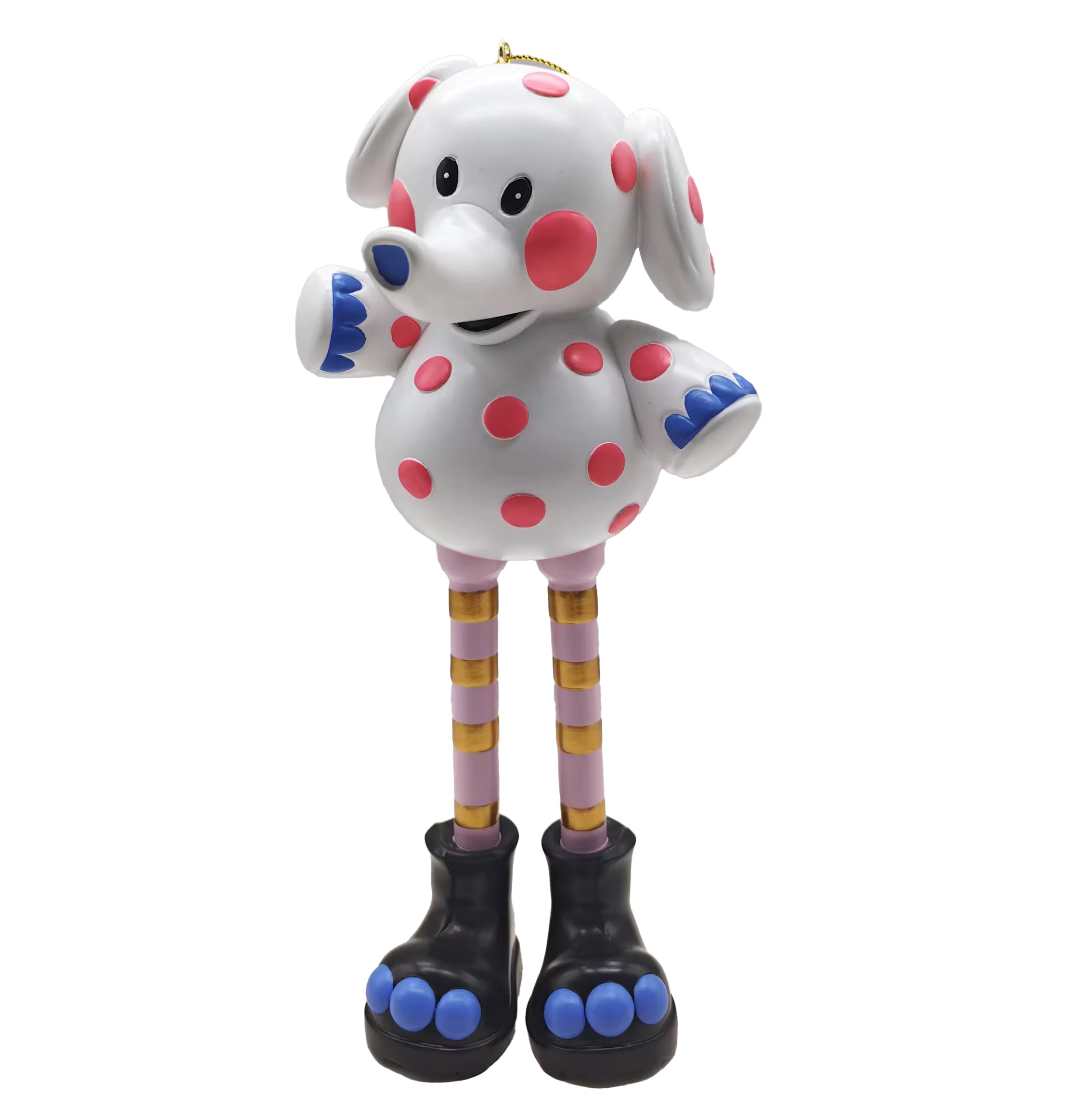 Spotted elephant doll ornament